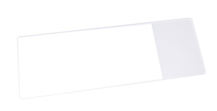 Sklíčko podložné 76x26 mm matované